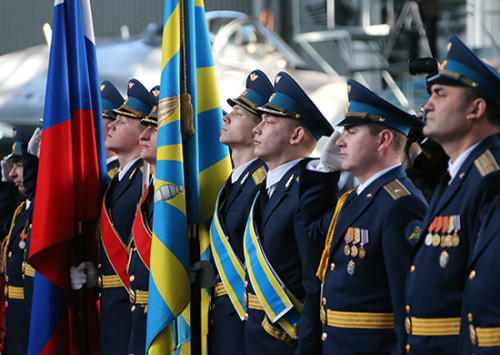 Lễ bàn giao 12 máy bay chiến đấu Su-35S cho Không quân Nga