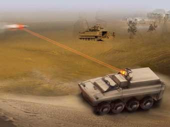 Vũ khí laser lắp cho xe quân sự Mỹ trong tương lai Vũ khí laser lắp cho xe quân sự Mỹ trong tương lai