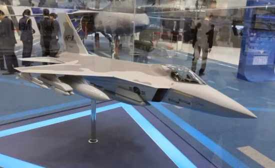 Mô hình phương án máy bay chiến đấu tàng hình KF-X Hàn Quốc