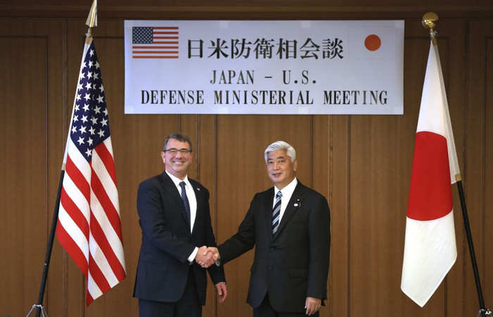 Bộ trưởng Quốc phòng Mỹ Ashton B Carter thăm Nhật Bản Bộ trưởng Quốc phòng Mỹ Ashton B Carter thăm Nhật Bản