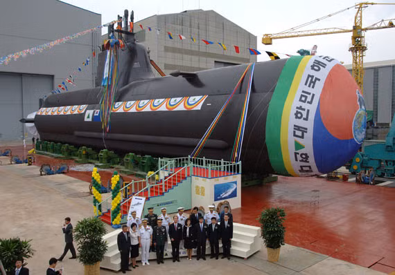 Tàu ngầm thông thường AIP Type 214 của Hải quân Hàn Quốc