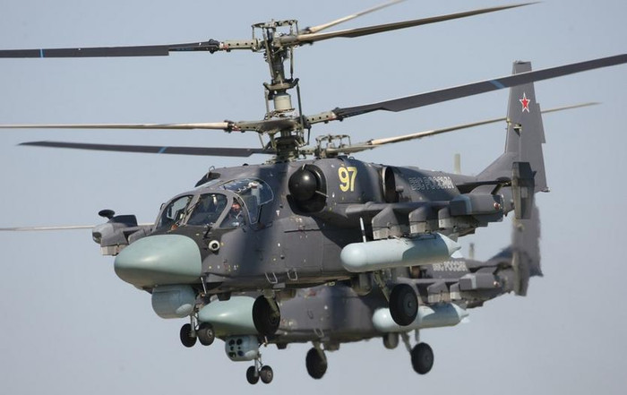 Máy bay trực thăng tấn công Ka-52K Hải quân Nga Máy bay trực thăng tấn công Ka-52K Hải quân Nga