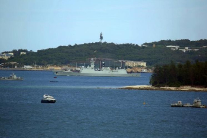 Tàu hộ vệ Hoành Thủy số hiệu 572 Type 054A, Hạm đội Nam Hải, Hải quân Trung Quốc (nguồn mạng sina TQ)