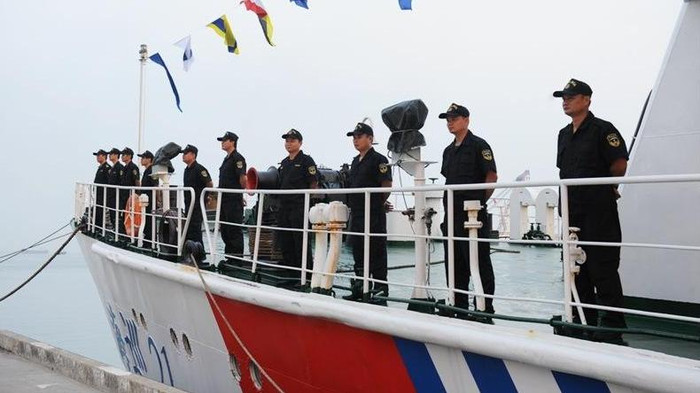 Hình ảnh tuyên truyền trên báo chí Trung Quốc về hoạt động tuần tra phi pháp vùng biển Hoàng Sa lần này