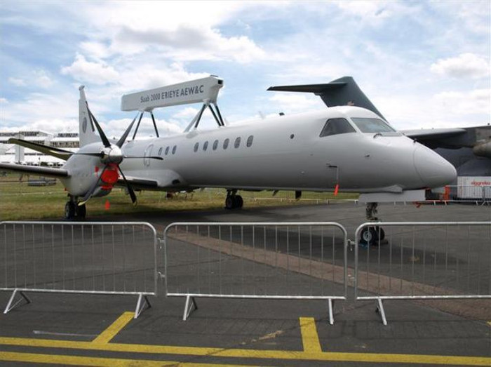 Máy bay cảnh báo sớm SAAB-2000 do Thụy Điển chế tạo Máy bay cảnh báo sớm SAAB-2000 do Thụy Điển chế tạo
