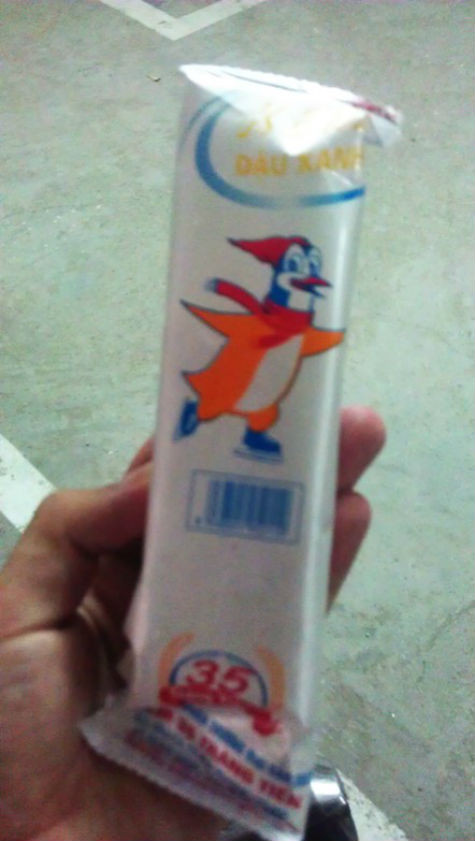 Hình dáng của loại kem mà nhân viên gọi là kem 35.