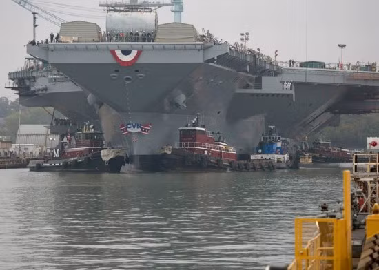 Tàu sân bay thế hệ mới USS Gerald R. Ford Mỹ Tàu sân bay thế hệ mới USS Gerald R. Ford Mỹ
