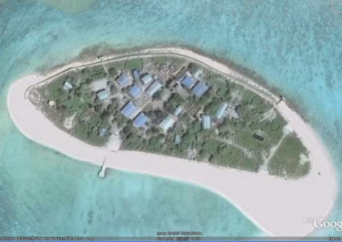 Đảo Sinh Tồn thuộc quần đảo Trường Sa của Việt Nam (nguồn Đại công báo, Hồng Kông, Trung Quốc)