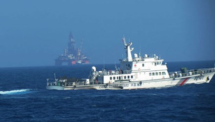 Tàu cảnh sát biển Trung Quốc tham gia chiến dịch xâm lược vùng biển của Việt Nam