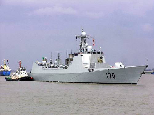 Tàu khu trục tên lửa Lan Châu số hiệu 170 Type 052C của Hạm đội Nam Hải, Hải quân Trung Quốc (ảnh tư liệu) Tàu khu trục tên lửa Lan Châu số hiệu 170 Type 052C của Hạm đội Nam Hải, Hải quân Trung Quốc (ảnh tư liệu)