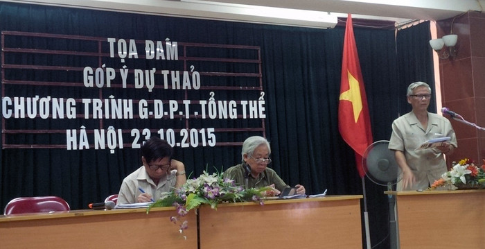 Các đại biểu trao đổi, góp ý tại buổi tọa đàm sáng nay. Ảnh Phương Thảo Các đại biểu trao đổi, góp ý tại buổi tọa đàm sáng nay. Ảnh Phương Thảo