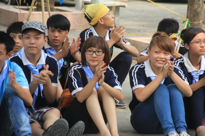 Một lớp dạy kỹ năng sống của trường THPT Đinh Tiên Hoàng (Hà Nội). Ảnh Xuân Trung Một lớp dạy kỹ năng sống của trường THPT Đinh Tiên Hoàng (Hà Nội). Ảnh Xuân Trung