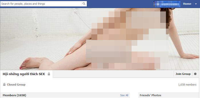 Cũng nhằm thỏa mãn những nhu cầu về thể xác, hội những người thích sex, yêu sex đã được một nhóm người có hành vi lệch lạc thành lập trên mạng xã hội. Các hội này hoạt động khá kín, có độ bảo mật thông tin nhất định nên chỉ khi đăng ký là thành viên, được chấp nhận thì mới có thể được giao lưu hoặc biết những thông tin liên quan đến hội nhóm này. (Ảnh: Một hội "yêu sex" trên facebook). Cũng nhằm thỏa mãn những nhu cầu về thể xác, hội những người thích sex, yêu sex đã được một nhóm người có hành vi lệch lạc thành lập trên mạng xã hội. Các hội này hoạt động khá kín, có độ bảo mật thông tin nhất định nên chỉ khi đăng ký là thành viên, được chấp nhận thì mới có thể được giao lưu hoặc biết những thông tin liên quan đến hội nhóm này. (Ảnh: Một hội "yêu sex" trên facebook).