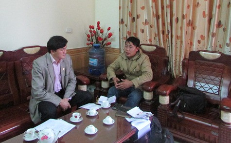 Ông Bùi Văn Hào – Trưởng Ban quản lý dự án, đầu tư xây dựng huyện Quỳnh Lưu cho rằng, việc chậm chi trả cho người dân vì trước đó UBND xã Quỳnh Châu không lượng được sức mình dẫn tới vượt quá khả năng chi trả tiền giải phóng mặt bằng (ảnh Xuân Hòa) Ông Bùi Văn Hào – Trưởng Ban quản lý dự án, đầu tư xây dựng huyện Quỳnh Lưu cho rằng, việc chậm chi trả cho người dân vì trước đó UBND xã Quỳnh Châu không lượng được sức mình dẫn tới vượt quá khả năng chi trả tiền giải phóng mặt bằng (ảnh Xuân Hòa)