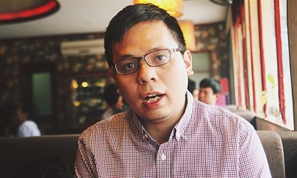 Ông Phạm Hiệp (Đại học Văn hóa Trung Hoa, Đài Loan). Ảnh của Xuân Trung