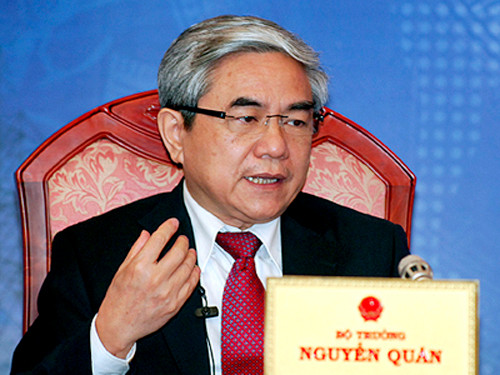 Bộ trưởng Bộ Khoa học và Công nghệ Nguyễn Quân. Ảnh Chính phủ.vn Bộ trưởng Bộ Khoa học và Công nghệ Nguyễn Quân. Ảnh Chính phủ.vn