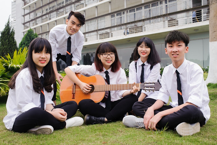 Học sinh trường phổ thông FPT. Ảnh nhà trường cung cấp. Học sinh trường phổ thông FPT. Ảnh nhà trường cung cấp.