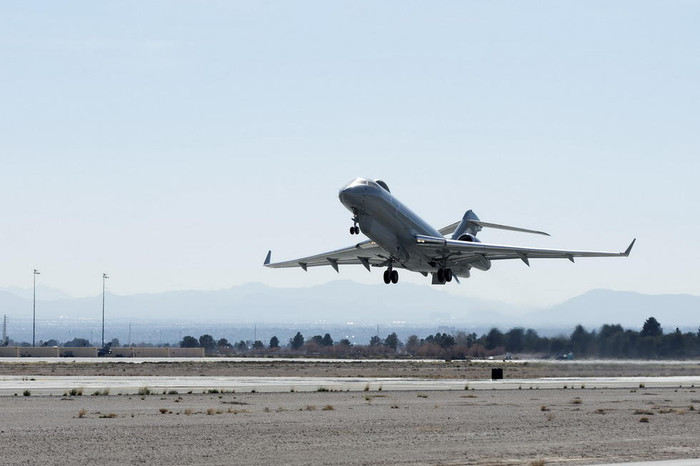 Máy bay giám sát mặt đất Sentinel R.1 của Không quân Anh tham gia diễn tập Red Flag 2015 với Mỹ (nguồn Tin tức Tham khảo, TQ)