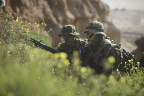 Lực lượng Phòng vệ Nhật Bản tiến hành diễn tập đột kích đổ bộ ở Southern California, Mỹ (nguồn mạng sina TQ) Lực lượng Phòng vệ Nhật Bản tiến hành diễn tập đột kích đổ bộ ở Southern California, Mỹ (nguồn mạng sina TQ)