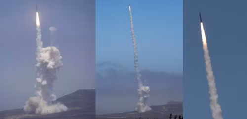 Mỹ thử nghiệm thành công đánh chặn phòng thủ tên lửa đoạn giữa mặt đất (nguồn mạng sina TQ)