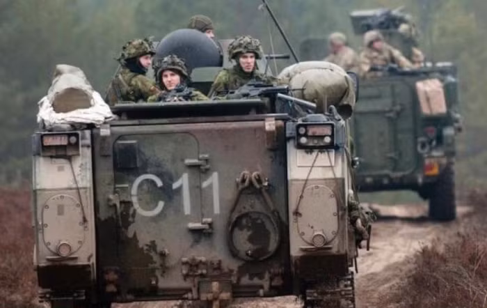 Quân đội Mỹ đồn trú ở biển Baltic và Quân đội Lithuania tiến hành tập trận vào đầu tháng 3 năm 2015