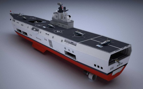 Tàu tấn công đổ bộ 081 Trung Quốc (ý tưởng của dân mạng).