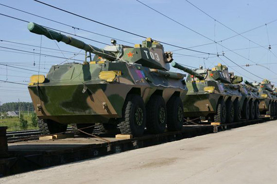 Trung Quốc tham gia tập trận "Sứ mệnh Hòa bình-2007" của SCO. Trung Quốc tham gia tập trận "Sứ mệnh Hòa bình-2007" của SCO.