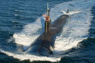 Tàu ngầm hạt nhân tấn công lớp Virginia của Hải quân Mỹ.
