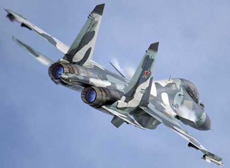 Máy bay chiến đấu Sukhoi Su-30MK của Nga. Máy bay chiến đấu Sukhoi Su-30MK của Nga.