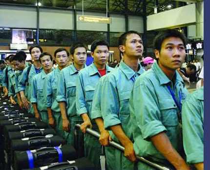 Lao động Việt Nam chuẩn bị xuất cảnh