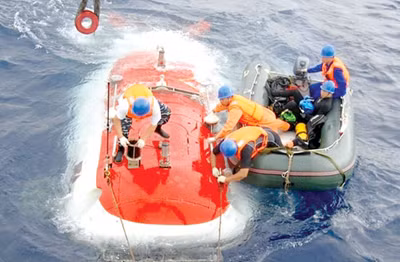 Tàu lặn Giao Long. Ảnh: China Daily