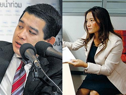 Nghị sĩ Chavanond Intarakomalyasut (trái) và Mallika Boonmeetrakul (Ảnh: THE BANGKOK POST) Nghị sĩ Chavanond Intarakomalyasut (trái) và Mallika Boonmeetrakul (Ảnh: THE BANGKOK POST)