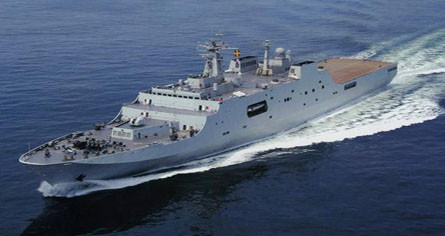 Tầu đổ bộ cấp 071 lớn nhất Trung Quốc