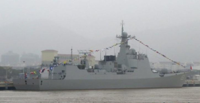 Tàu khu trục Tây An số hiệu 153 Type 052C (nguồn mạng sina TQ) Tàu khu trục Tây An số hiệu 153 Type 052C (nguồn mạng sina TQ)