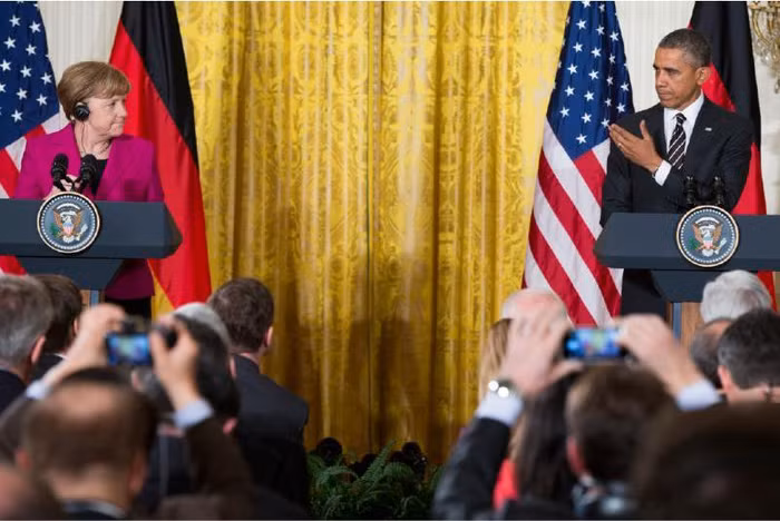 Thủ tướng Đức Angela Merkel thăm Mỹ bàn về vấn đề Ukraine