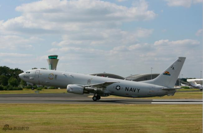 Máy bay tuần tra săn ngầm P-8A Poseidon Hải quân Mỹ (nguồn mạng sina TQ)