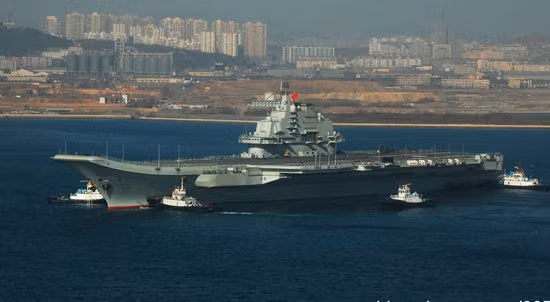 Tàu sân bay đầu tiên Varyag của Trung Quốc chuẩn bị bàn giao cho Hải quân.