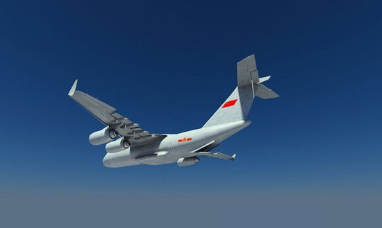 Máy bay vận tải cỡ lớn của Trung Quốc (tưởng tượng)