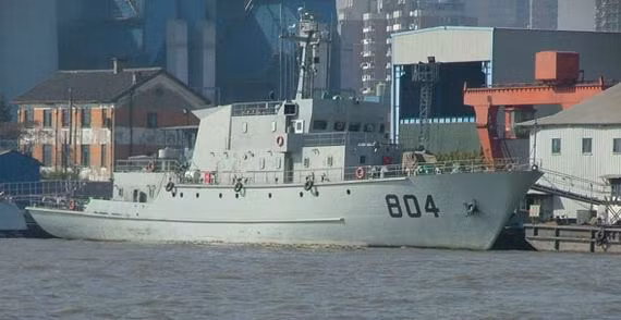 Tàu bố trí ngư lôi của Hải quân Trung Quốc.