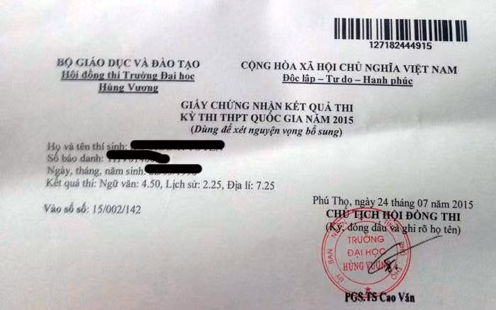 Điểm chuẩn, Giấy báo trúng tuyển trước ngày 21/8 đều không hợp lệ ảnh 3