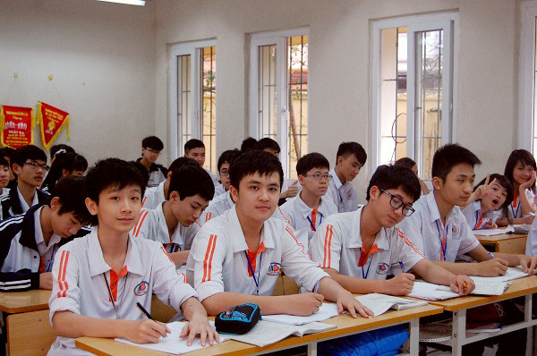 Một lớp chất lượng cao tại Hà Nội. Ảnh minh họa. Xuân Trung Một lớp chất lượng cao tại Hà Nội. Ảnh minh họa. Xuân Trung