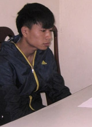 Đối tượng Hồ Văn Hà tại cơ quan điều tra