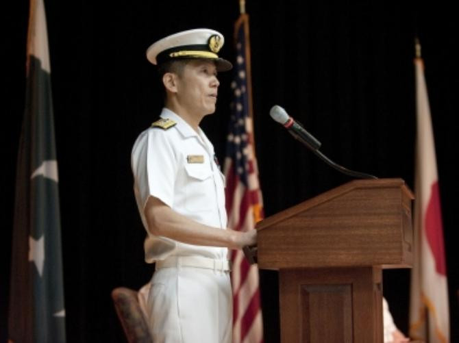 Tư lệnh Lực lượng đa quốc gia chống cướp biển ở vùng biển Somalia, thiếu tướng Ito Hiroshi Tư lệnh Lực lượng đa quốc gia chống cướp biển ở vùng biển Somalia, thiếu tướng Ito Hiroshi