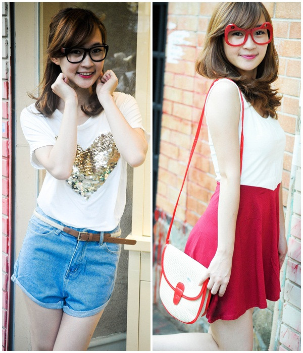 Áo pull trắng với quần sooc bò cũng là style tôn lên nét trẻ trung, nhí nhảnh cho bạn gái. Xem thêm:Phương Trinh diện váy xẻ cao, làm 'lu mờ' Midu / 'Lady' hóa hot girl xinh tươi nhờ thay kiểu tóc Áo pull trắng với quần sooc bò cũng là style tôn lên nét trẻ trung, nhí nhảnh cho bạn gái. Xem thêm:Phương Trinh diện váy xẻ cao, làm 'lu mờ' Midu / 'Lady' hóa hot girl xinh tươi nhờ thay kiểu tóc