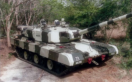 MBT Arjun của Lục quân Ấn Độ. MBT Arjun của Lục quân Ấn Độ.