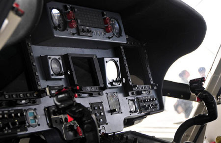Buồng lái của Z-9W được trang bị các hệ thống điện tử khá hiện đại.
