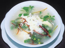 Cháo rau sam, gạo tẻ: Rau sam (phần đọt non) 150g. Gạo tẻ 50g. Nấu cháo. Xem thêm: Cảnh báo chị,em nội trợ: độc tố nguy hiểm "ẩn mình" trong thực phẩm / Hoa Ngọc Lan - "Thầy thuốc" chữa bệnh hiệu quả, bạn đã biết? Cháo rau sam, gạo tẻ: Rau sam (phần đọt non) 150g. Gạo tẻ 50g. Nấu cháo. Xem thêm: Cảnh báo chị,em nội trợ: độc tố nguy hiểm "ẩn mình" trong thực phẩm / Hoa Ngọc Lan - "Thầy thuốc" chữa bệnh hiệu quả, bạn đã biết?