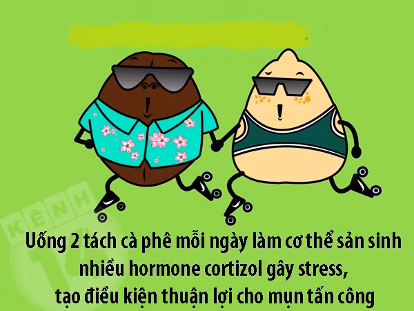 Một số loại đồ ăn đồ uống sau là nguyên nhân gây mụn