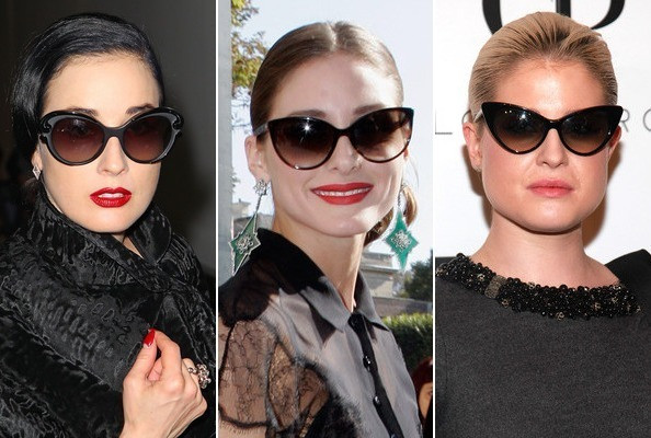 3. Kính: kính mắt mèo vẫn được coi là những đại diện tiêu biểu nhất của dòng thời trang retro, nó mang tới cho các cô gái vẻ sắc sảo và kiêu kỳ. Xem thêm: Cách để Kiều nữ công sở thanh lịch, quyến rũ hơn