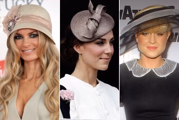 9. Mũ: hãy cho vào danh mục đặc điểm nhận dạng thời trang retro của bạn những chiếc mũ cầu kỳ, điệu đà. Tuy nhiên, kiểu phụ kiện này mới chỉ được đưa vào lý thuyết bởi trong trào lưu mặc retro của thế kỷ 21, mũ diêm dúa chắc chỉ xuất hiện trong những sự kiện của Hoàng gia Anh mà thôi. Xem thêm: Cách để Kiều nữ công sở thanh lịch, quyến rũ hơn